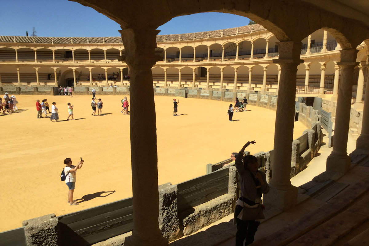 Ronda bullring photograph